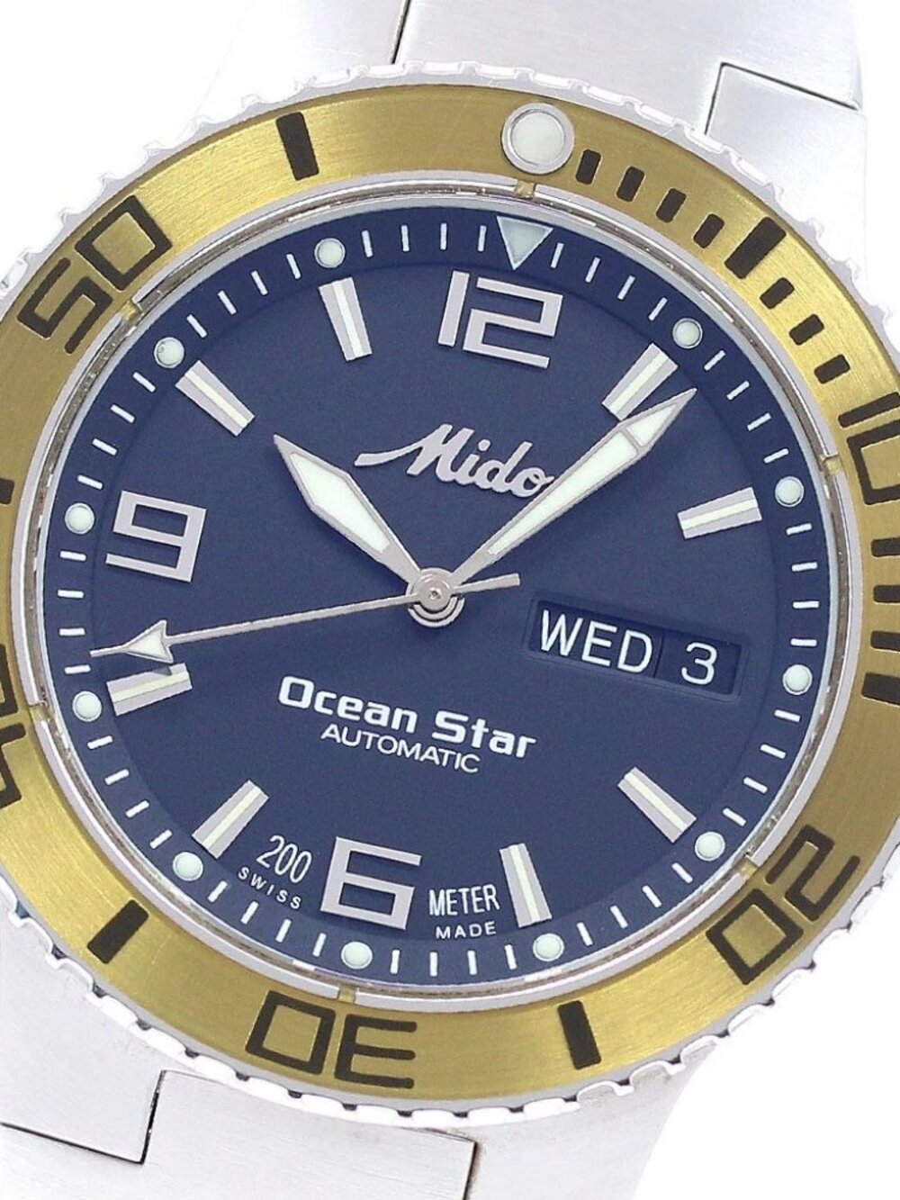 MIDO Ocean star 8522 Day date black Dial Automatic Men's Watch
